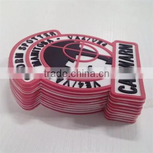 2017 china high quality embossed custom rubber patches