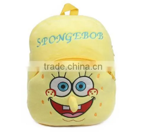 Fashion! Yellow cartoon school bag cheap backpacks with wheels backpack child