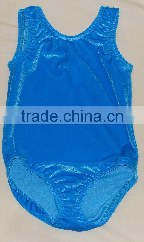Gymnastics leotard ballet Girls Turquoise velvet