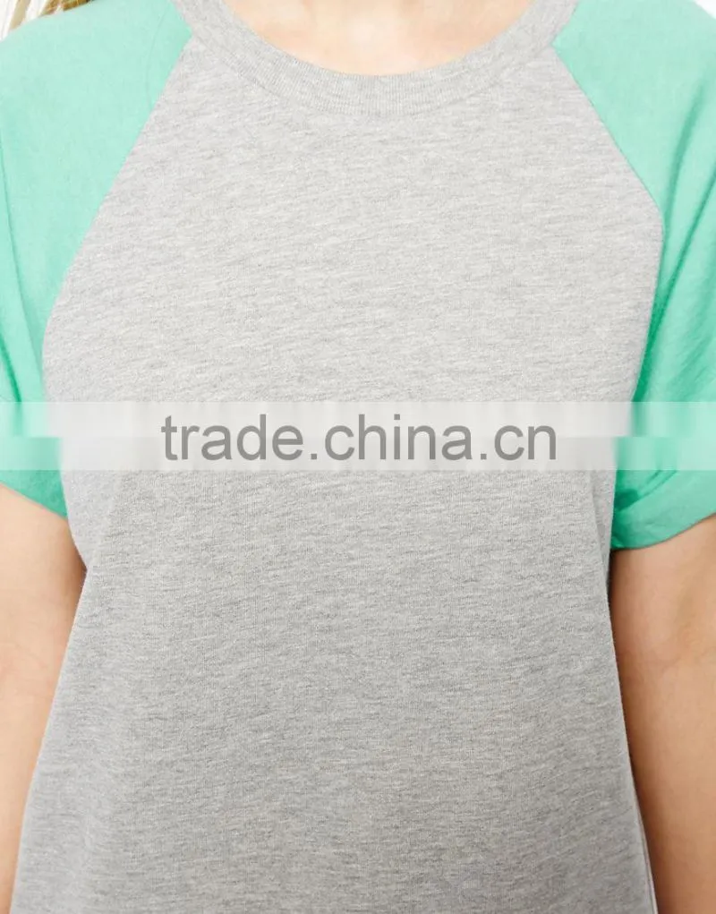 women raglan tshirts printed to your design