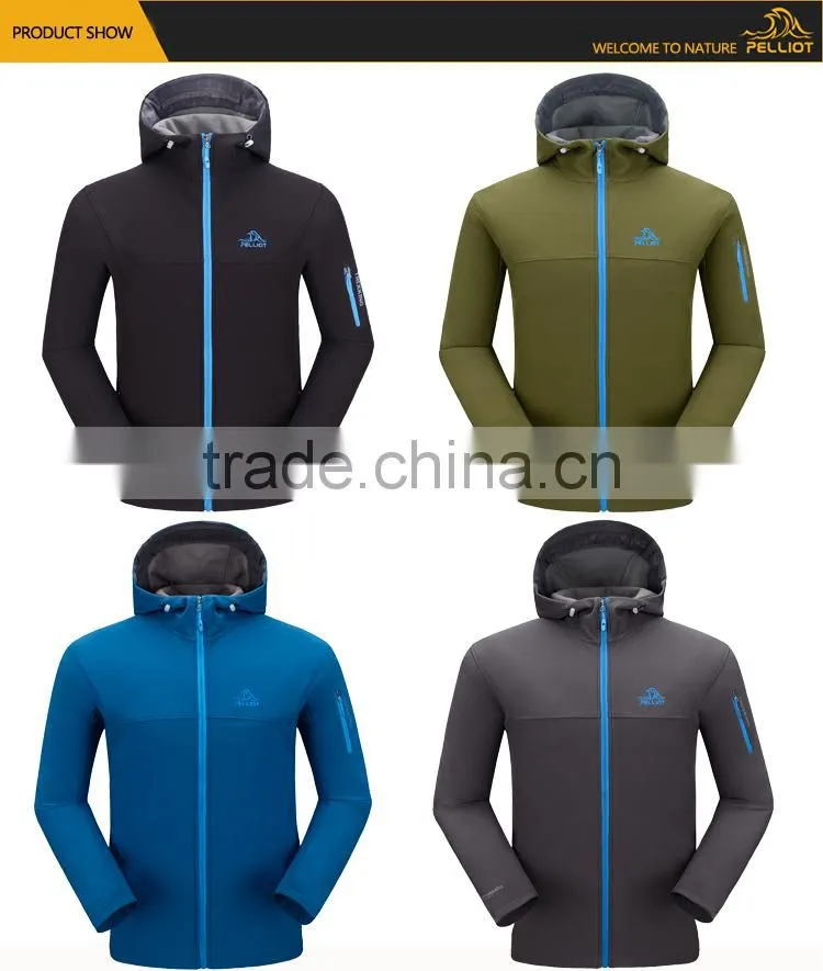 OEM customize high quality outdoor army winter soft shell jacket