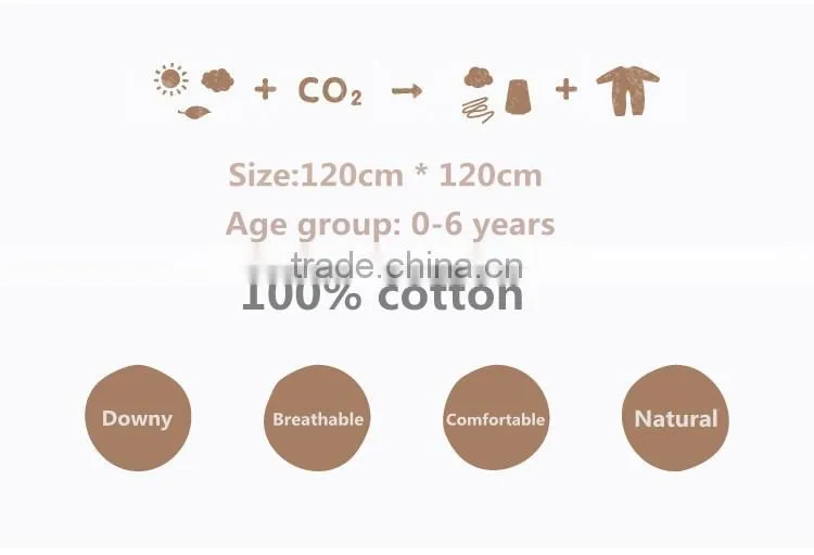 breathable 100% cotton baby muslin swaddle blankets