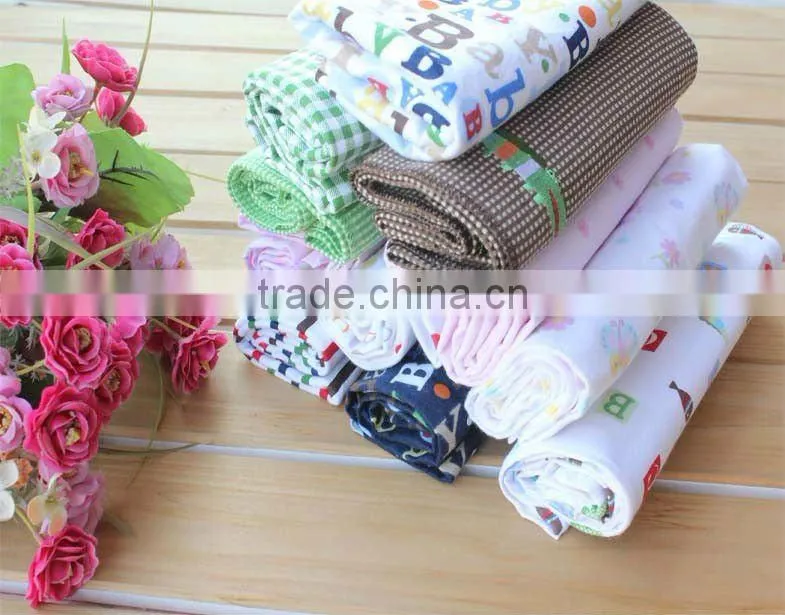 OEM factory or stocked designs 102*76cm Baby Receiving Blanket, Flannel Blanket, 100% Cotton Baby Blanket