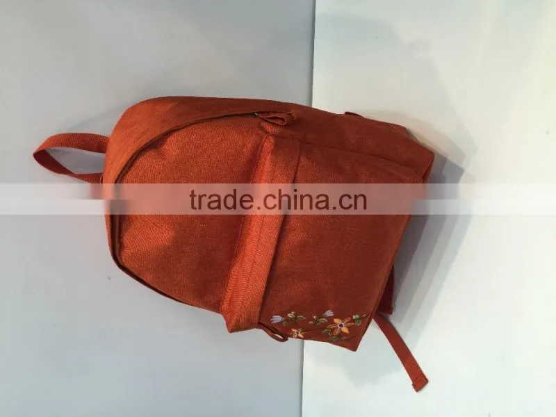 2017 hot sales wholesales custom orange dry bag backpack school bag