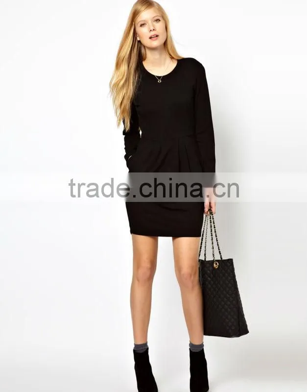 soft stretch jersey sweat dress