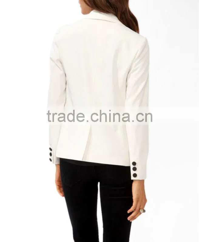 Longline Single Button Blazer