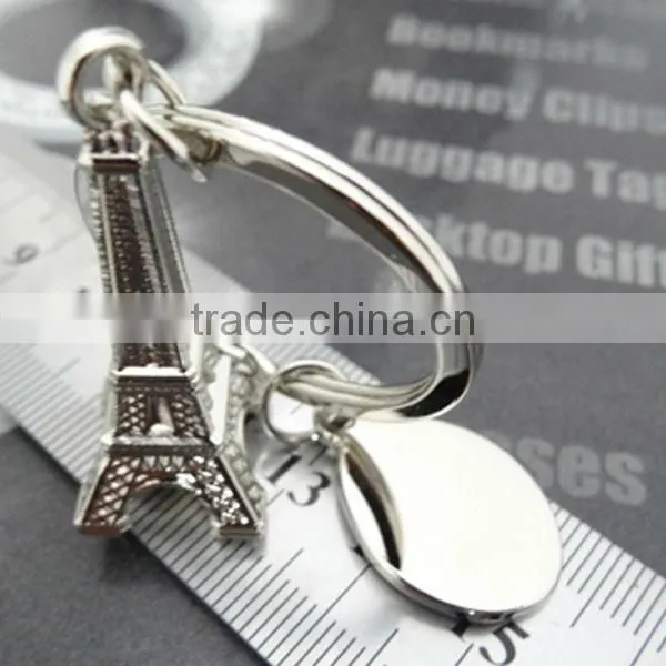 wholesale fashion customized metal hat keychain