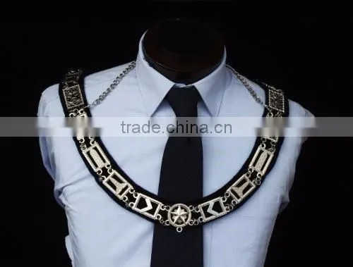 masonic regalia shrine chain collar two symbols