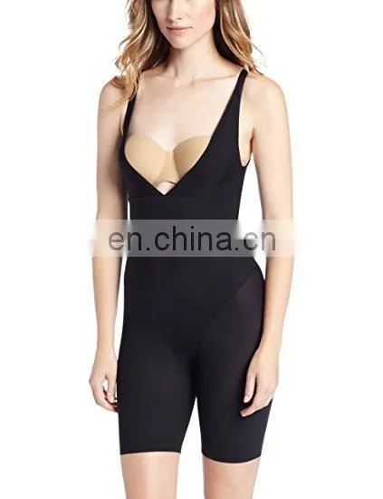 Women Smooth Wear Underbust Corset Bodysuit Shapewear Control Body Shaper