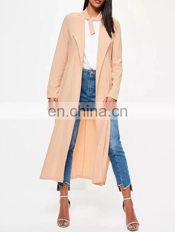 European style camel coat new model women coat for ladies