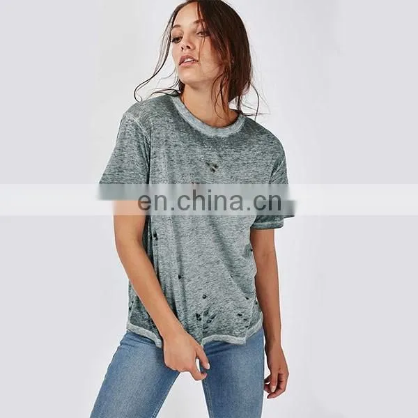 Custom t-shirt design wholesale short sleeve women t shirts manufactures china
