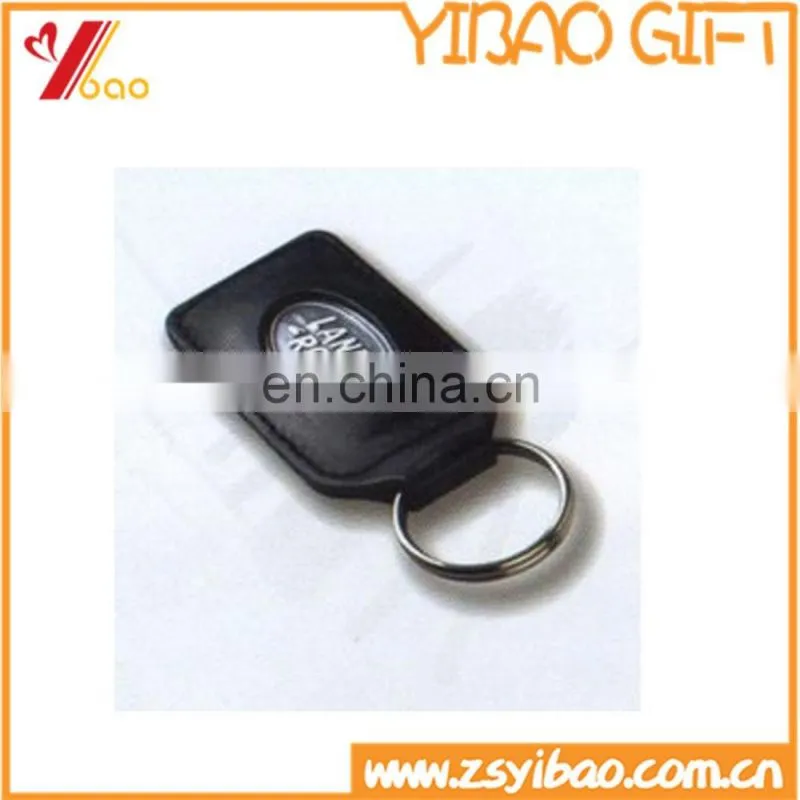promotional keychains Type and zinc alloy & leather,zinc alloy and poly lanyard Material leather and metal keyring