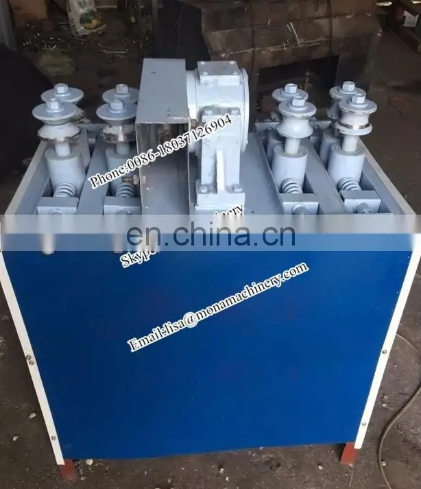 Semi automatic broom wooden handle making machine