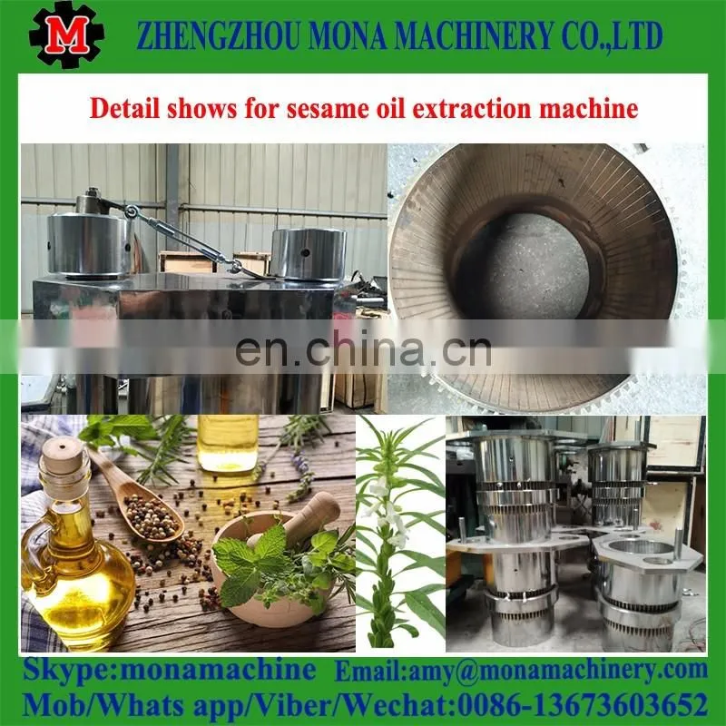 china best price and good selling wood sesame oil extraction machine for sale
