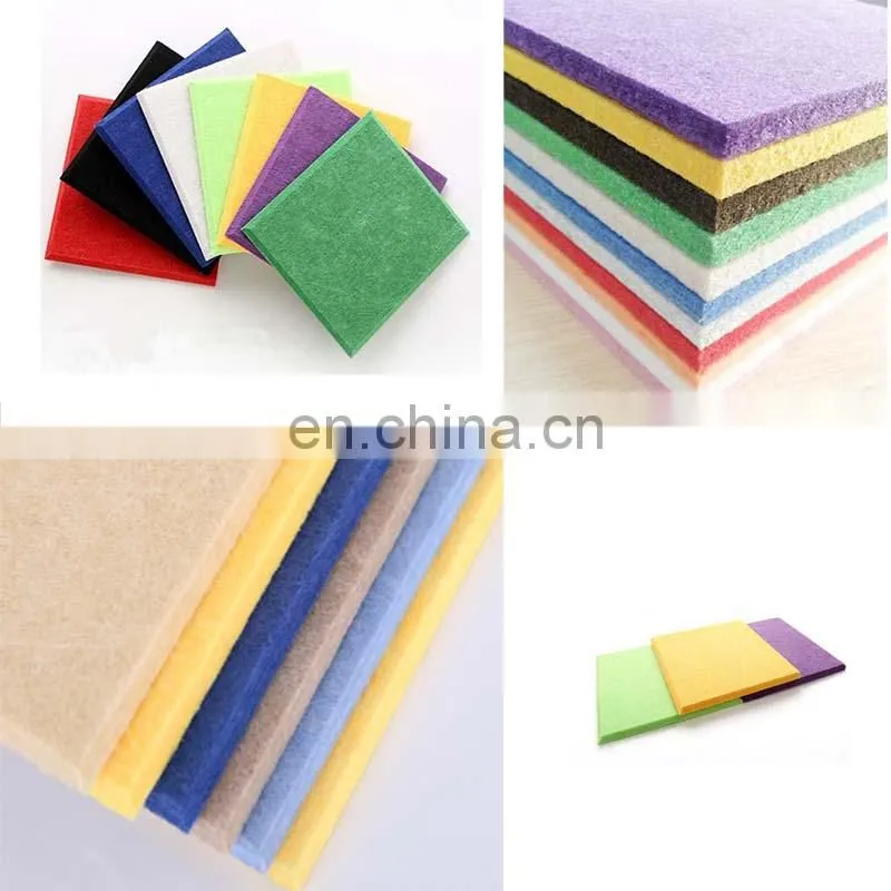 Dust-proof Polyester Acoustic Panel Felt Sound Absorbing Ceiling