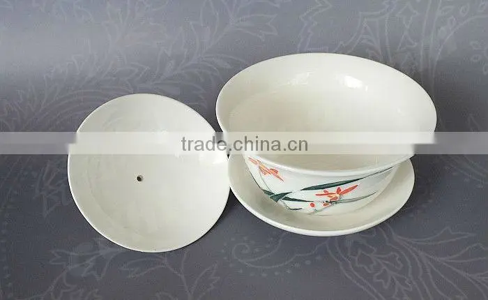 Flower Porcelain Gongfu Teacup Gaiwan 120ml,tureen