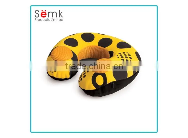 Portable U shape bluetooth stereo neck pillow speakers