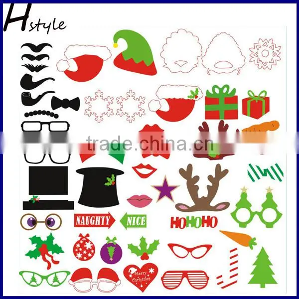 Christmas Photo Booth Paper Props on Sticks Wedding Birthday Party Fun PFB0027