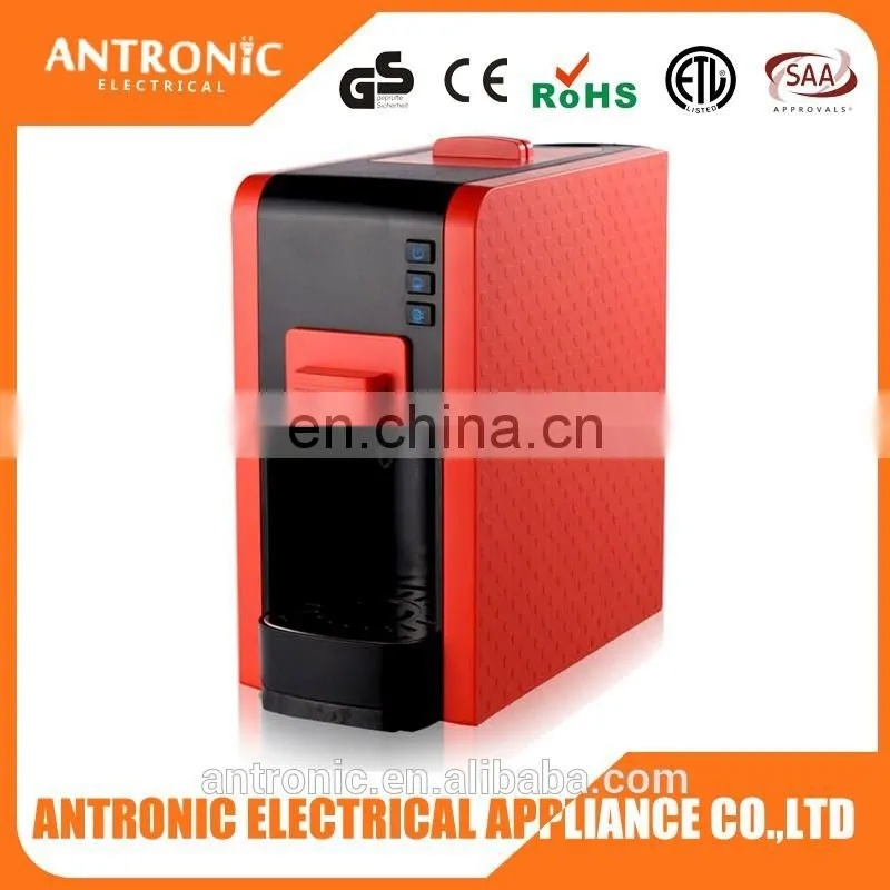 GS/CE/EMC/LVD/EUP/ROHS compatible with Nespresso/Tchibo/Dolce Gusto 19 bar capsule coffee maker
