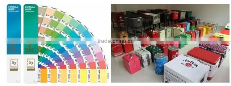 Portable Metal Picnic Cooler