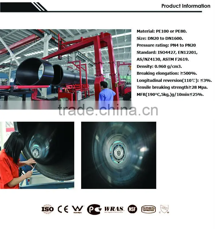 HDPE Fabricated Fittings Equal Cross