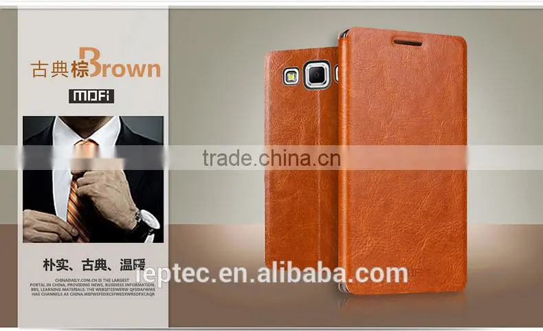 MOFi Case Cover Housing for Samsung GALAXY E5, Samsung E500, Mobile Phone PU Slim Flip Cover for Samsung GALAXY E5