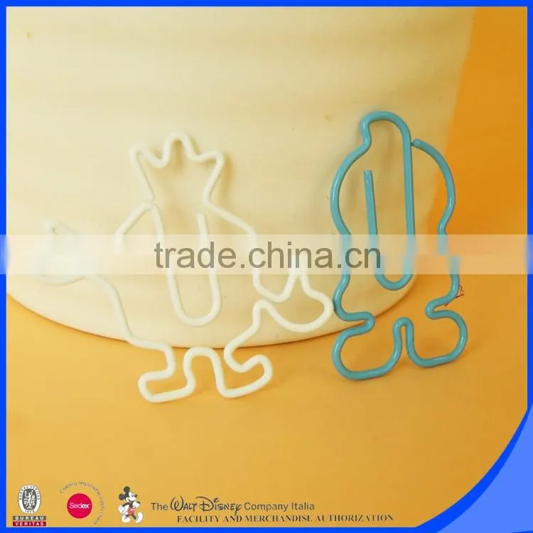 Popular 4C backer card package assorted shape plastic paper cilp