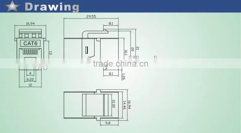 RJ45 CAT6 Inline Coupler