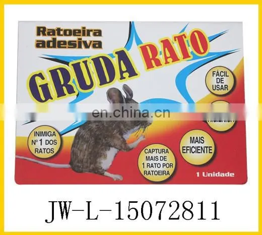 OEM Rat Glue Trap Rat Rato Card Adsivo Gruda Rato For Brazil