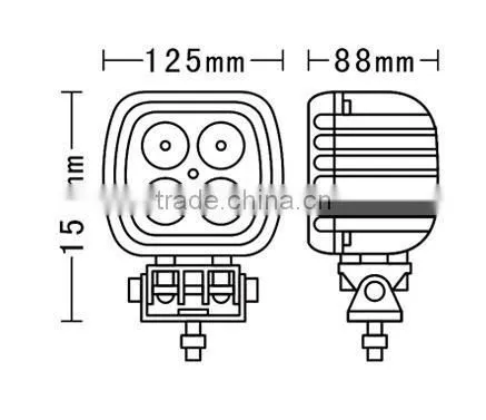 led driving light 40w 5 inch led work light headlight