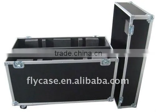 For beauty makeup cosmetic storage! Stylish & big storage aluminum trolley case