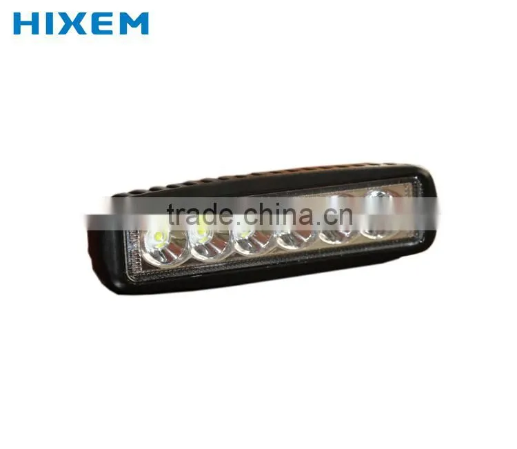 Auto LED work light 18W, 6PCS 3W super bright LED light, IP67,Jeep Boat Tractor Trailer Truck