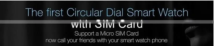 Hot selling touch screen smart watch phone android with sim card