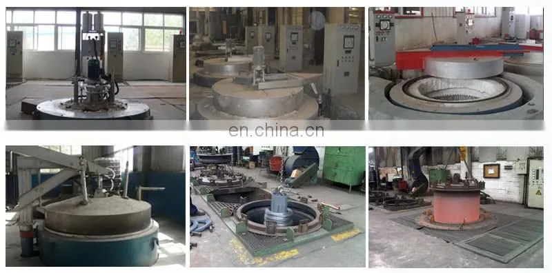 pit or well type gas carburizing furnace