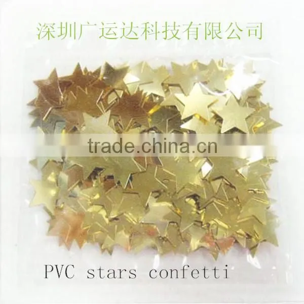 40g Salable Purple /Silver PVC Confetti WITH Butterfly Bow Shape for Easter Decoration