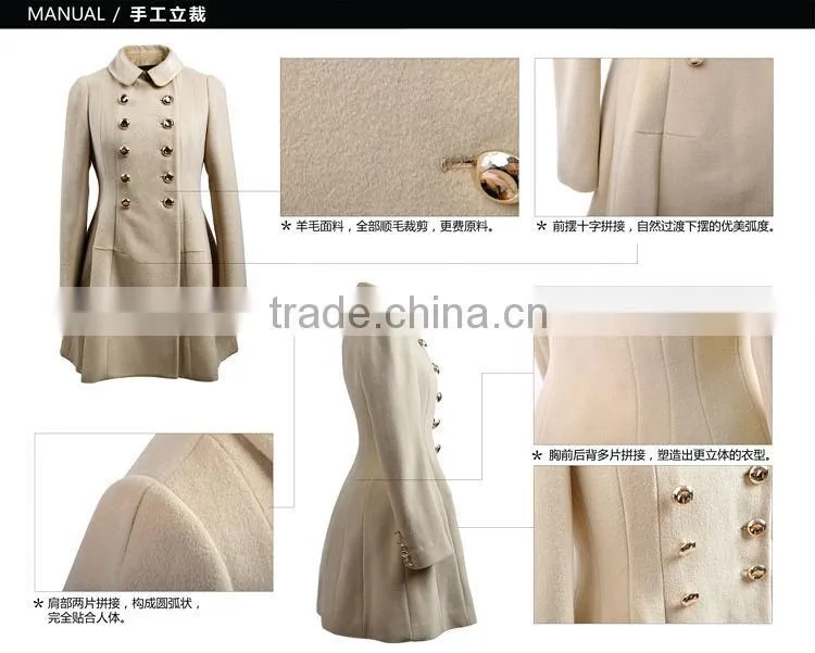 New model european women winter formal coat 2013