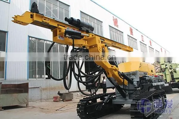 2016 most popular type!HF140Y durable crawler type DTH drilling rig