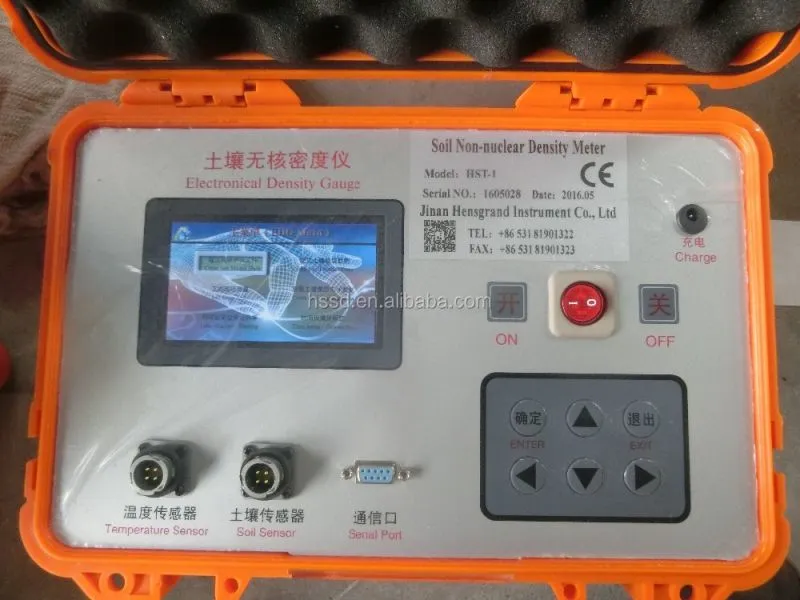 HST-2 Soil Non-nuclear Soil Testing Equipment Testing Equipment Density Gauge