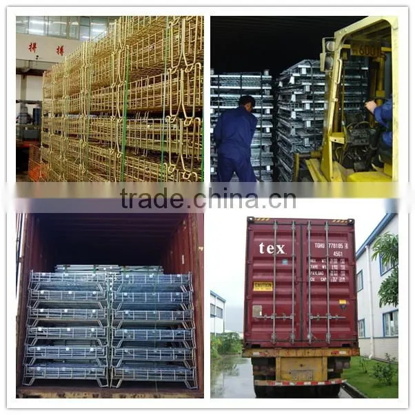 PET Preform Mesh box wire cage metal bin storage container