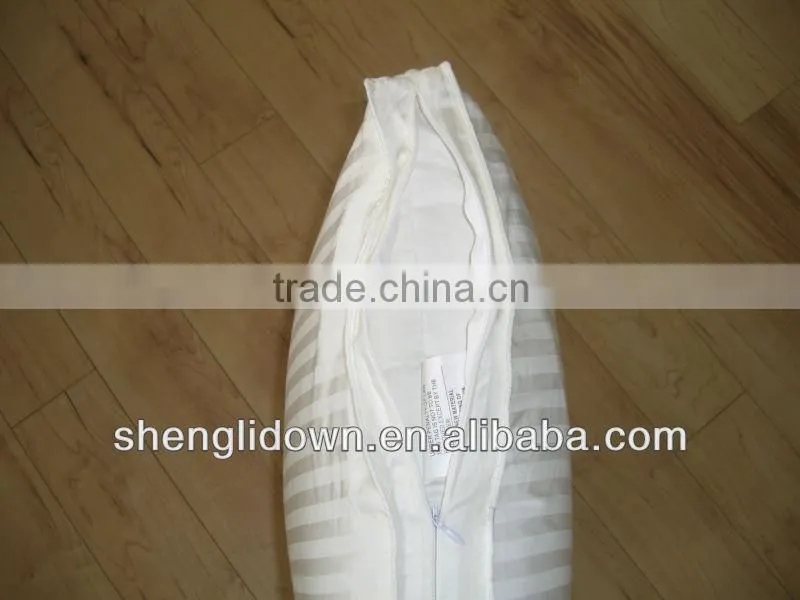 Down pillow with protector feather pillow cover