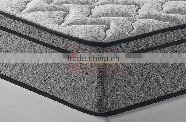 9Yr Gold Wholesale Popular New Design Bonnel Spring Mattress Price for Bedroom 6807-2A#