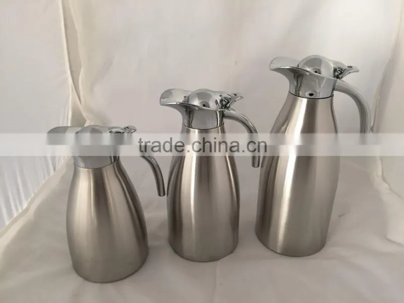 Set of three Stainless Steel Vacuum Flask for coffee,tea and other beverages