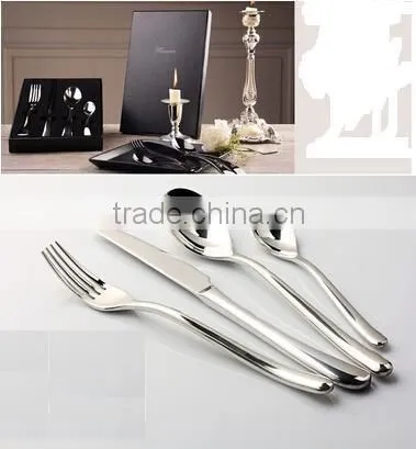 High class stainless steel 4pcs cutlery set made in china