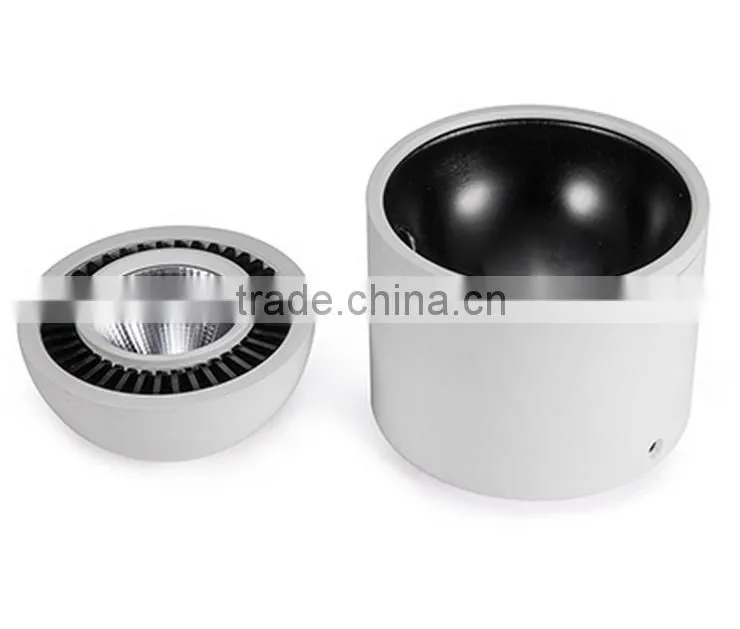 High Quality IP44 Indoor Using CREE Chips Lifud Driver Surface Mount Adjustable 20W 30W COB LED Round Downlight