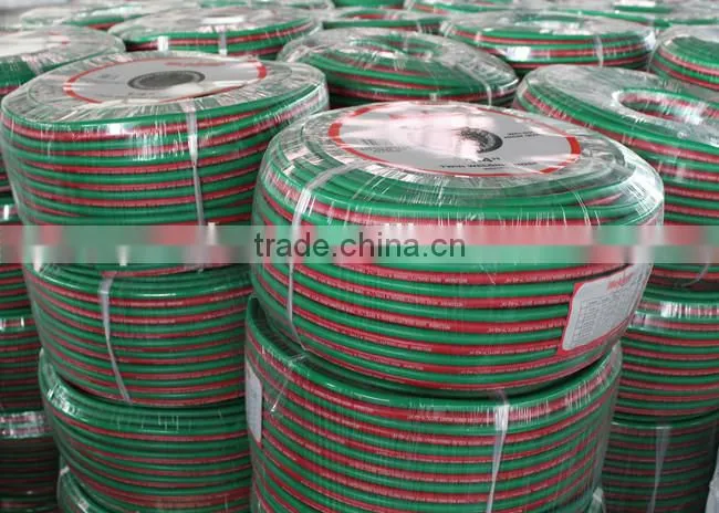 Flexible 3/16'' R grade Rubber Twin Line Welding Hose for Gas soldering