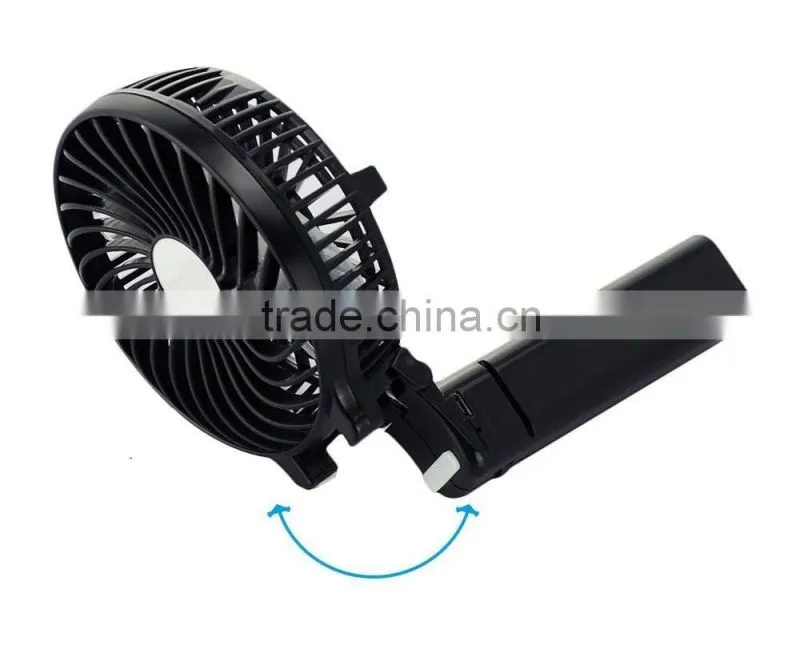 USB Mini Fan Portable Electric Fans Portable Rechargeable Desktop Fan Cooling Operated Fan with Battery