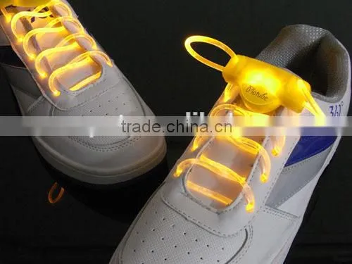 Second generation LED shine shoelaces Flash shoelaces light glow props gift stage props