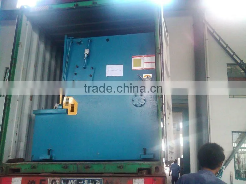 QC11K hydraulic CNC guillotine shearing machine