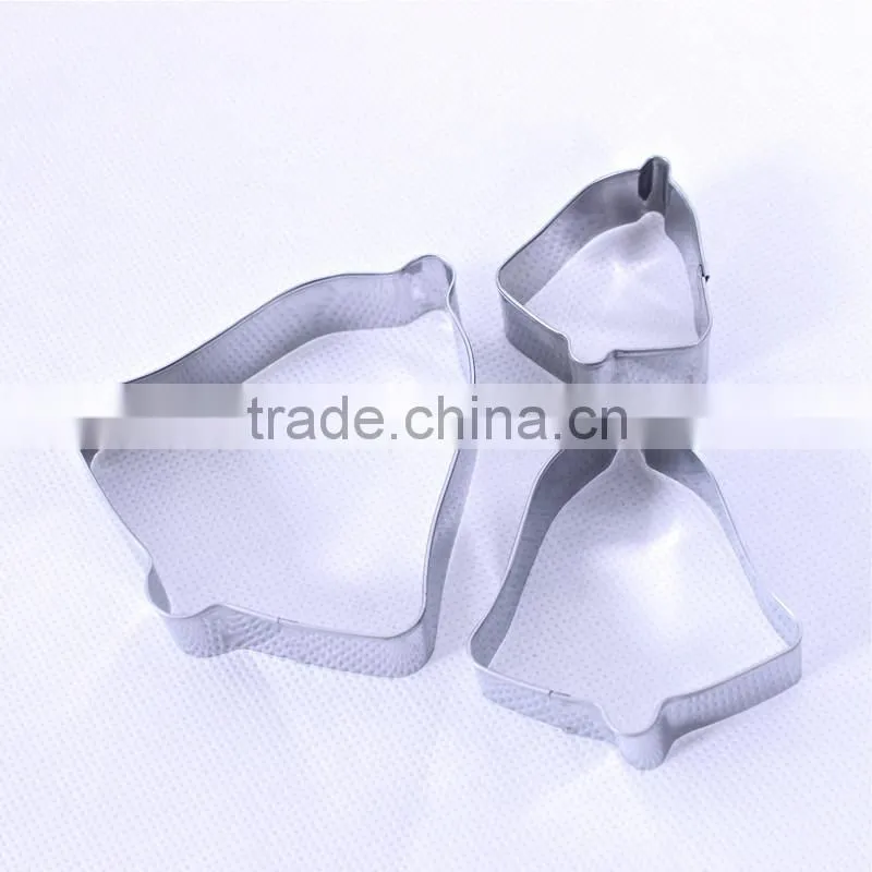 Yangjiang popular stainless steel biscuit making bell shape cake mould