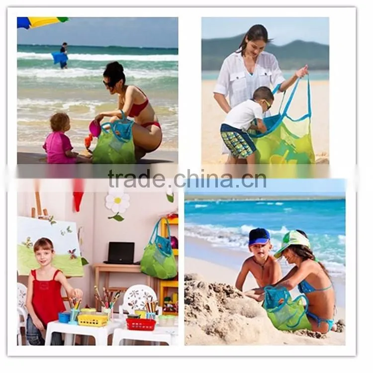 Good for the Beach Family Children Play Mesh Beach Tote Bag Swimming Polyester Wholesale Mesh Bag